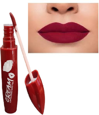 Luipui trending maroon mate finish liquid lipstick pack of 1(maroon, 6 ml)