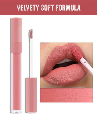 Amaryllis Ultra Soft Lip Lock No Transfer Matte Set Of 2(6 ml, Peach)