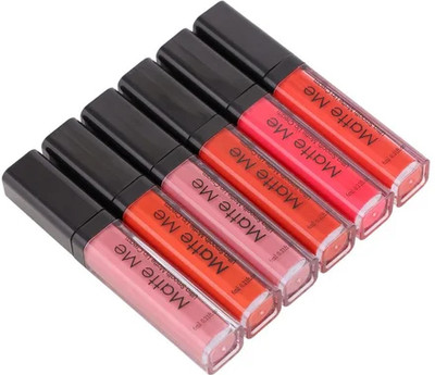 BLUSHIS Dare To Wear Matte Lip Color Lipstick High Pigment Waterproof Non Transfer(Multicolour, 36 ml)