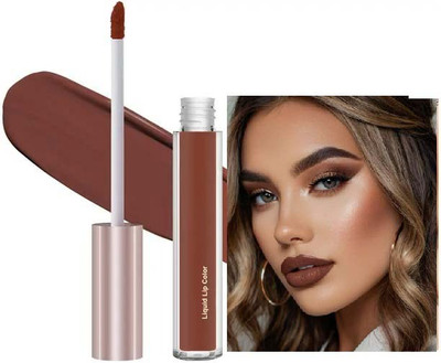 GABBU Non Transfer & Kiss Proof Matte Finish Lipstick(dark brown, 7 g)