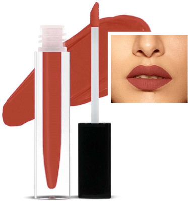 MYEONG Highly Pigmented Matte Finish, Non-Sticky Long Lasting Red coral Lipstick(Red coral, 4 ml)