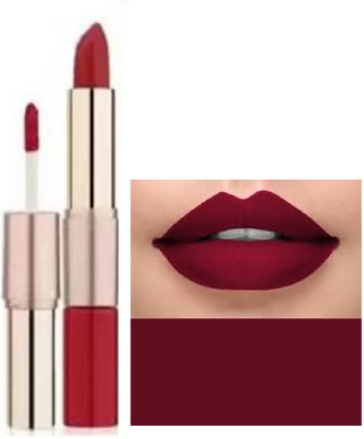 Luipui trending 2 in 1 matte finish look maroon lipstick pack of 1(maroon, 6 g)