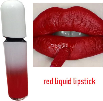 Luipui red lipstick give attractive look in good price pack of 1(red, 6 ml)