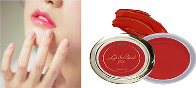 KAIASHA 3 IN 1 LIP TINT best Lip And Cheek Tinted Tint Lip Balm For Girls(red, 10 g)