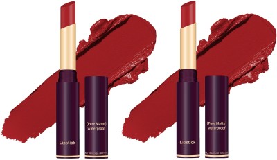 YAWI Best Quality Amazing Lipstick Combo(Chili Red, 6.4 g)