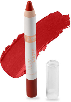 Inshine Ultra Matte Long Last Highly Pigmented Waterproof Lipstick(803 Ruby Red, 3.5 g)