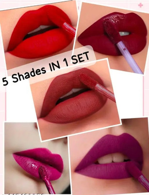 rahnay Red 5 in 1 Lipstick Red difference Shades ( 12ml)(Red, 12 ml)