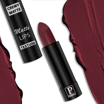 Perpaa Non Transfer Lip Color, Matte Finish 3.5gm(Cherry Maroon, 3.5 g)