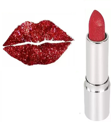 AFARAXIA NEW SHINE SHIMMER GLITTER ULTRA SOFT LIPSTICK.(red, 3.8 g)