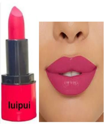 Luipui pink matte lipstick amazing awesome long lasting pack of 1(pink, 6 g)