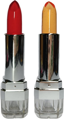 WECHARMERZ Jelly Crystal Lipstick Glossy Color Change Lipstick(Red, Orange, 3.6 g)