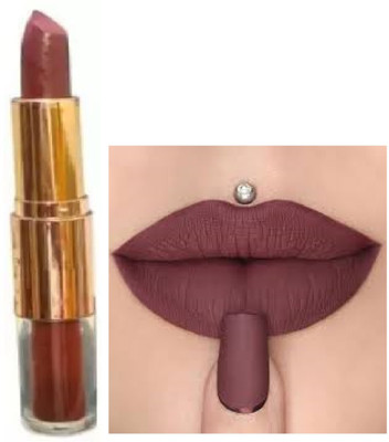 Luipui BEST BROWN 2 IN 1 MATTE FINISH LOOK LIPSTICK PACK OF 1(BROWN, 6 g)