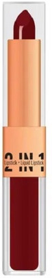 Luipui 2 In 1 Liquid Secret Lips Lipstick/ Matte Finish/ Long Lasting(MAROON, 5 ml)