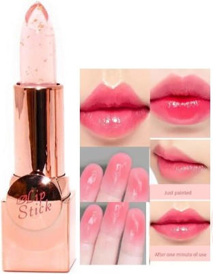 Yuency Color Changing Jelly Gel Pink Color Lipstick fruit(Pack of: 1, 3.6 g)