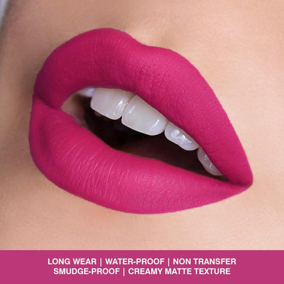 DARVING WATERPROOF PINK COLOR MATTE LIPSTICK(Icon, 6 ml)