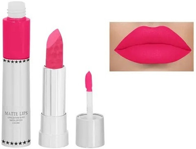 GFSU - GO FOR SOMETHING UNIQUE PERFECT MATTE LIPS LONG LASTING GLOSS MATTE LIPSTICK 2 IN 1(pink, 8 g)