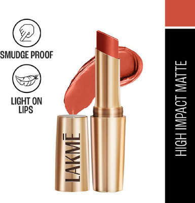 Lakmé 9TO5 Primer + Matte Lip Color Brick Blush(Brick Blush, 3.6 g)