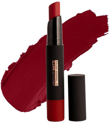 WOONGMI Highly Pigmented Long Lasting Matte Finish Lipstick(RED WINE, 3.5 g)