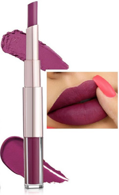 Arcanuy lip Matte 2 in 1 Long Lasting wine color Lipstick(berry, 12 ml)