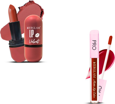 herglam Mini Lipstick Kit – Lightweight, Travel Friendly Pack(Multicolor, 10 ml)