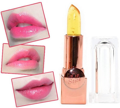 SEUNG COLOR PINK GEL LIPSTICK COLOR CHANGING JELLY GLOSSY FORMULA(YELLOW, 3.6 g)