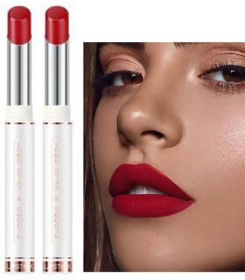 tanvi27 Combo Non Transfer Matte Water Proof Smooth Lipstick Pure red(Pure red, 7.2 g)