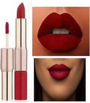 Luipui maroon 2 in 1 matte look lipstick beautiful lips(maroon, 6 g)