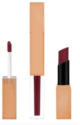 Luipui maroon matte lipstick waterproof pack of 1(MAROON, 7 ml)