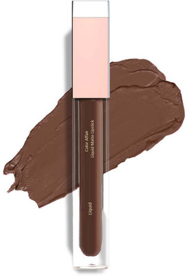 MYEONG Highly Pigmented Matte Texture Coffee Toffee Non Transfer Liquid Lipstick(Coffee Toffee, 6 ml)