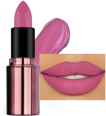 MYEONG Ultra Pigmented Creamy Long Wear Waterproof Matte Me Fuchsia Pink Lipstick(Fuchsia Pink, 4 g)