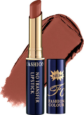 FASHION COLOUR Non-Transfer Creamy Matte Lipstick Waterproof & Smudgeproof Formula - Shade 43(RED IRON, 2.6 g)