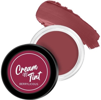 Emijun Perfect Pout Cheek and Lip Tint Creamy Matte Finish(berry color, 8 g)