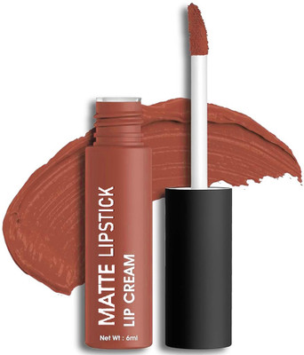 Yuency Mellow Matte Lip Cream Lipstick(Brown, 6 ml)