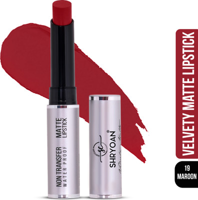 Shryoan Non Transfer Lipstick Shade No.2- Grape Juice(Maroon, 3.5 g)
