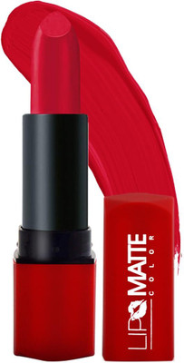 adbeni Pure Matte Lipstick Long Lasting, Hydrating & Lightweight One Swipe Pigmentation(Preppy Red, 4.5 g)