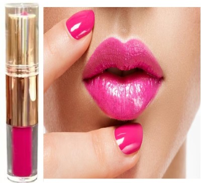 Luipui trending long lasting pink 2 in 1 matte lipstick pack of 1(pink, 6 g)