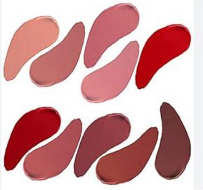 Luipui Color Matte Lipstick Lightweight, Long-lasting (Sets 4)(PEACH COLOR, 20 ml)