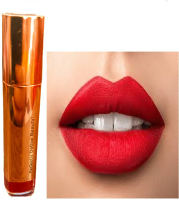 Luipui RED MATTE LIQUID LIPSTICK WATERPROOF PACK OF 1(RED, 6 ml)