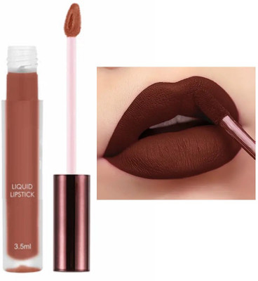EVERERIN MATTE FINISH LIQUID LIPSTICK WATER PROOF AND SMUDGE PROOF(BROWN, 3.5 g)