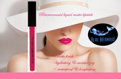 BLUEMERMAID All Day Matte Waterproof, Transfer Proof, Mask Proof, 12H Liquid Lipstick(PINK, 6 ml)