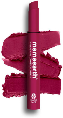 Mamaearth Moisture Matte Longstay Lipstick with Avocado Oil & Vitamin E(Berrylicious Magenta, 2 g)