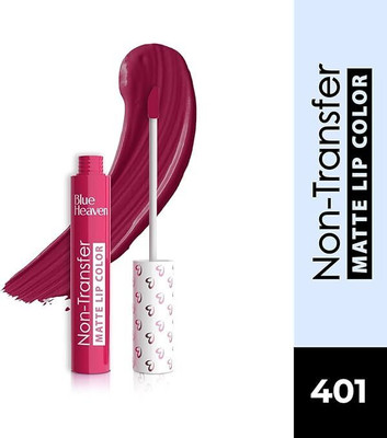 BLUE HEAVEN Non-Transfer Matte Lip Color-401(Maroon, 8 ml)