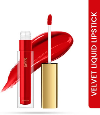 Emijun Liquid Lipstick | Non-Drying | Smudge-Proof -09(RED, 4 ml)