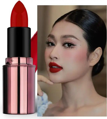 GABBU Red Creamy Touch Lipstick | Highly Pigmented | Long Lasting & Lip Moisturising(Dark Red, 4 g)