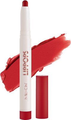 Me-On Lippops Non Transfer Matte Lipstick - Shade 01(Shade 01 - Crimson Red, 1.5 g)