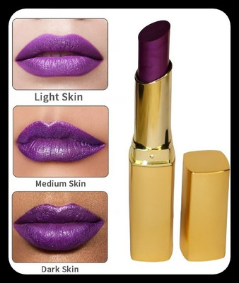BLUEMERMAID 3D Shine Lightweight Hydrating Lipstick_LS473(Purple, 3.6 g)