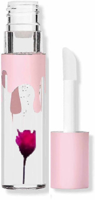 GABBU Korean Jelly Flower Lipstick Temperature Color Changing Lipstick(Transparent Glossy, 6 ml)