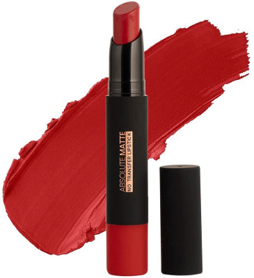 AFARAXIA Super Stay Non Transfer Long Lasting Matte Lipstick(BOLD RED, 0.35 ml)