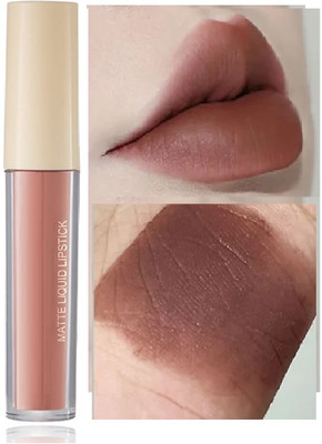Vyomiris Ultra Smooth Matte Liquid Lipstick waterproof long lasting stay(BROWN, 4.5 ml)
