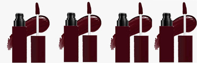 Luipui Premium Air Matte Color Bliss Liquid Lipstick / Lightweight,Waterproof (Sets 4(MAROON, 16.8 ml)